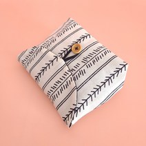 [DIY키트 패키지] 봉투 파우치 화장품 파우치 만들기 파우치백 생리대 (동영상설명), 레드체크장미