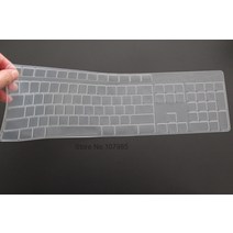Logitech mk235 k235 k375s mk315 실리콘 기계식 무선 블루투스 데스크탑 키보드 커버 보호대 스킨 필름 세척 가능, 옵션선택개, (691)Clear