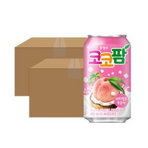 해태음료 코코팜 피치핑크 340ml x 48캔
