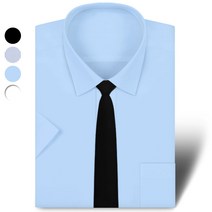 남자 여름 반팔셔츠 구김 없는 남성 반팔 와이셔츠 정장 빅사이즈 셔츠 95~130