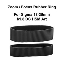 렌즈 줌 고무 링/초점 링 교체 시그마 18-35mm f/1.8 DC HSM 아트 카메라 액세서리 수리 부품, [03] Zoom and Focus Ring, 03 Zoom and Focus Ring