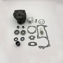 HUNDURE 46mm 실린더 피스톤 베어링 오일 씰 키트 Husqvarna 50 51 55 Ranr 엔진 가스 전기 톱 정원 예비 부품에 적합