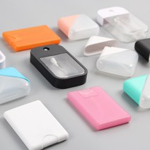 포켓 납작 향수 섬유향수 미스트 손세정제 스킨 화장품 공용기 DIY, 3.스퀘어 포켓향수 공병, 블랙
