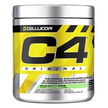 Cellucor C4 셀루코어 C4 프리워크아웃 오리지날 60서빙 다양한 맛 옵션, (New) Sour Batch Bros