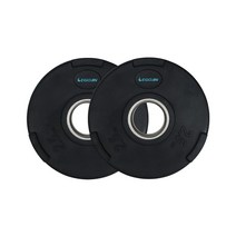 클럽용 고무 바벨 원판 2.5kg 2개 51D 역기 운동, 단품