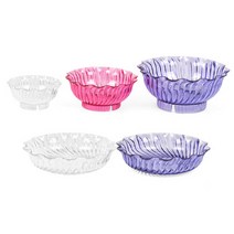 카페 식당 업소 디저트 화채볼 빙수그릇 황도볼 pc재질 후식볼 시리즈, 1. pc빙수볼, 중, 적색