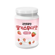 국민프로틴 WPC 프로틴 딸기스무디맛 단백질보충제 웨이 1KG, 1개, 1개