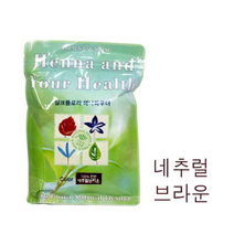 실크플로라헤나 색상 [네추럴브라운] 플로라 실크 헤나 파우더 염색약 100g / 인도라자스탄지역 인도헤나 헤나가루, 네추럴브라운, 1개