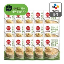 햇반소프트밀 닭가슴살 곤약죽 180g x 18개