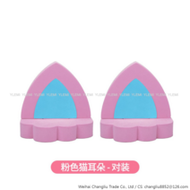 레이 꾸미기 고양이 귀 튜닝 태엽 장식품 악마뿔 데칼 스티커 스파크 모닝 경차 튜닝, 핑크캣귀