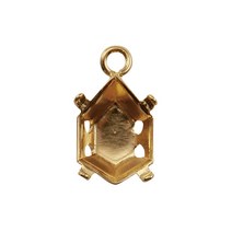 파디코 쥬얼리 세팅베이스, E 육각형 8 x 11 mm, 1개