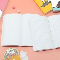 [KT알파쇼핑][바보사랑]오구패밀리 미니 북 수첩, 핑크