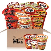 올따옴기획 소컵 신라면+안성+너구리+짜파+오짬+사리곰탕x3개씩