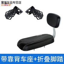 수입 자전거 뒷안장 뒷자리 소품 시트포스트 손잡이 등받이 미니벨로튜닝 미니벨로 교체 프레임, 등받이 접이식 발판을 두껍게 하다