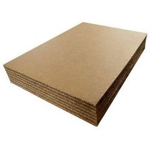 Corrugated Cardboard Filler Insert Sheet Pads 1/8” Thick - 7 x 5 Inches for Packing mailing and Cr, 1