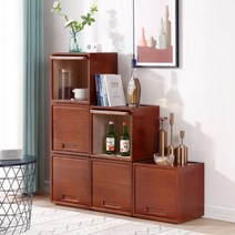 오동나무 도어형 공간박스 원목 큐브박스 미니나무 소품 칼라박스, 옵션2