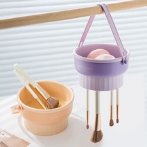 올인원 메이크업 브러쉬 세척 클리너 브러시 세척기 메이크업 패드 세척 클리너 브러 시 쉬 화장붓 uahan6*64539223rk, No.01 퍼플, 1