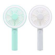 엑스트라 블루스톰 휴대용 LED 선풍기 2p, F-2, 민트, 화이트