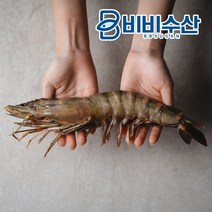 비비수산 킹타이거새우 40cm(360g이상)*2마리 킹 블랙타이거새우, 750g, 1개