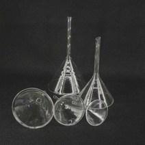 소형 실험실 유리 깔때기 붕규산 제품 삼각형 깔때기 30mm 40mm 50mm 60mm 75mm 80mm 90mm 100mm 120mm