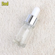 투명 유리 스포이드 공병 오일 드롭퍼 5ml 화장품 에센스 아로마 드로퍼 앰플 세럼 여행용 소분 용기 디퓨저 향수 방향제 미니 빈 병 한 방울씩 통
