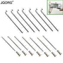 자전거스포크 자전거휠셋 5 개 많은 13G 직경 23mm 304 스테인레스 스틸 스포크 J벤드 동일한 조명 실버 색상 전기 자전거, Length 140mm