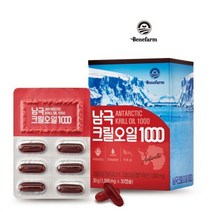 베네팜 남극 크릴 오일 1000 30g, 1박스, 30캡슐