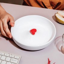 신혼부부 식탁 플레이팅 디저트접시 소 작은그릇 디너파티 예쁨, 단일사이즈