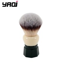 구렛나루 수염 yaqi 녹색 흑요석 합성 머리 남성용 습식 면도 브러시