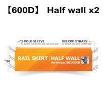 자바라 접이식 소형 천막 팝업 텐트 10x20 접이식 무역 박람회 프로모션, 09 600D half wall x2