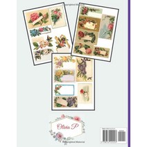 Scrapbook Kit - Victorian Labels and Call cards: Ephemera Elements for Decoupage Notebooks Journal