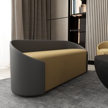 등받이없는 수툴 의자 양스툴 사각 스툴 낮은 패브릭 카페 촬영 미니 북유럽 39, 다크그레이+살구색(140x45x50)