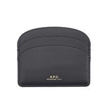 A.P.C.(아페쎄) 아페쎄 여성 하프문 블랙 카드지갑 PXAWV F63270 LZZ