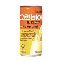 투석 신장질환자용 전해질 수분제한 영양균형식 캔 그린비아30p 환자케어 유동식