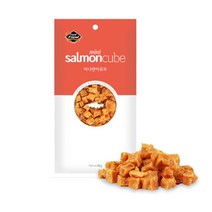 굿프랜드 미니연어큐브 60g 져키, 1개