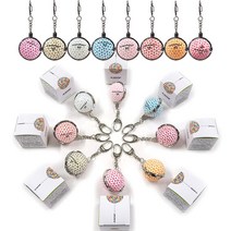 볼주머니 키링 2피스 카에데 골프공 홀인원 기념품, 플라이_실버세트