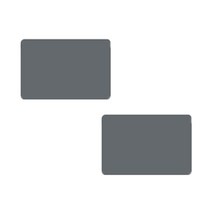 집사람 실리콘 식탁 매트 2개, 30x40cm, 다크그레이 + 다크그레이