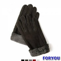 Foryou2498 양가죽 무스탕 기모 여자 장갑 정장 남자 가죽 모직 방한 소 남성