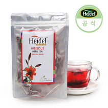 하이델 홈카페 프리미엄 허브차 히비스커스 벌크티 20 티백