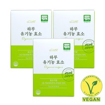 국내산 유기농 곡물 100% 발효 소화 효소 비건 인증 효소 추천, 30포x3개