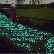 야광조약돌 어항바닥재 정원꾸미기 야광자갈, 1봉지(300개)