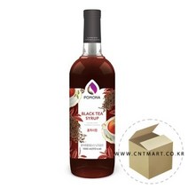 포모나 홍차시럽 1L 1박스-6개/블랙티/라떼/모닝/1883, 6개
