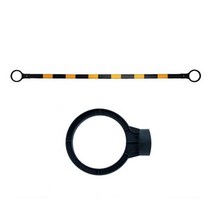 공사장 접근금지 튼튼한 반사띠 칼라콘 걸이대 안전표시 설치간편, 1개