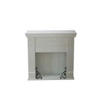 북유럽 벽난로 콘솔 장식장 엔틱 선반 수납장, 블랙 1M