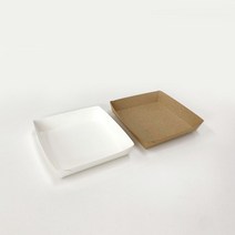 아이팩 종이트레이 8호 100개, 크라프트-100개