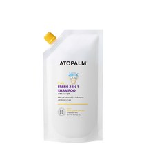 만4~10세용 아토팜 키즈 프레쉬 2in1 샴푸 250ml 리필, 1개