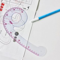 핀쿠션 투명 암홀자 패턴자 - 69곡자