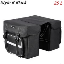 MTB자전거캐리어가방 후면랙 자전거트렁크 웨스트 바이킹 25l-35l 사이클링 패니어, b 블랙 25리터