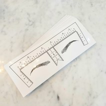 무료 반영구 자 3D 디자인스티커, 1번. 50매