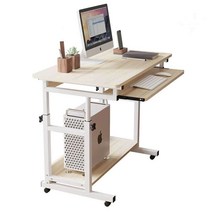 높이조절책상 수동 모션데스크 컴퓨터 PC 서서일하기, 3단 - 블루메이플